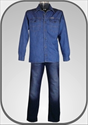 Pánská světlá jeansová košile 185
