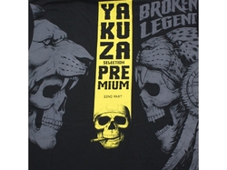 Tričko Yakuza Premium "LEV LEBKA" 3416 černá