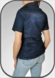 Dámská jeansová košile 193-6