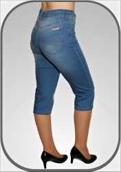 Dámské jeansové capri kalhoty 307/632