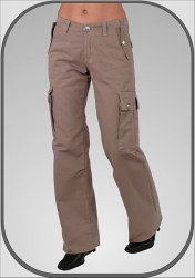 Dámské keprové kalhoty SARA 5396