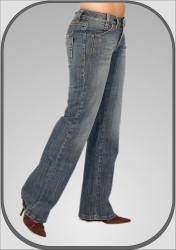 Dámské bokové jeansy 343/5b dl. 32" (81cm)