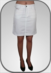 Dámská bílá sukně 026