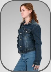 Dámská jeansová bunda 102