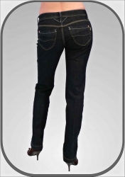 Dámské prodloužené jeansy 394/67  dl. 34" (86cm)