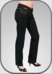 Dámské prodloužené jeansy 394/67  dl. 34" (86cm)