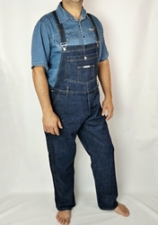 Pánské modré jeansové lacláky 167  dl. 34" (86cm)