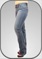 Dámské světlé prodloužené jeansy 202/56b dl. 36"(91cm)