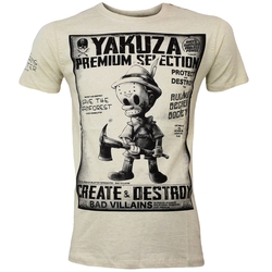 Pánské tričko v přírodní barvě YAKUZA PREMIUM 2801