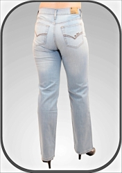 Světle modré dámské jeansy 307/79B dl. 32" (81cm)