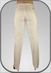 Dámské bílé prodloužené kalhoty 307 dl. 34" (86cm)_5 