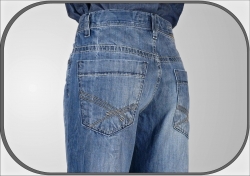 Pánské prodloužené jeansy 448/79b dl. 38" (96cm) 