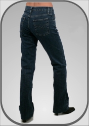 Dámské polovysoké jeansy 5156