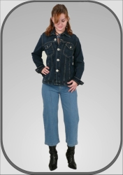Dámská jeansová bunda LUNA 5385