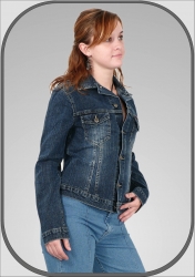 Dámská jeansová bunda 102
