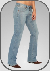 Dámské bokové jeansy 356/79b dl. 32" (81cm)