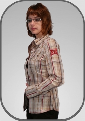 Dámská košilová halenka FSHW402/B22
