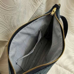 Malá riflová kabelka přes rameno AKVAMARÍN 3