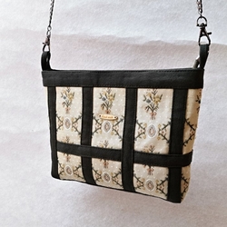 Originální gobelínová crossbody kabelka AKVAMARÍN 13