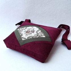 Bordová crossbody kabelka AKVAMARÍN 17
