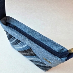 Modrá jeansová crossbody kabelka AKVAMARÍN 21