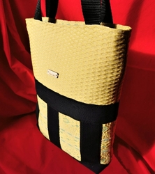 Žlutá ručně šitá kabelka do ruky APATIT