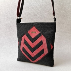 Ručně šitá riflová kabelka CROSSBODY 16