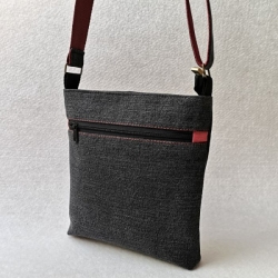 Ručně šitá riflová kabelka CROSSBODY 16