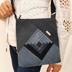 Ručně šitá kabelka přes rameno CROSSBODY2 patchwork