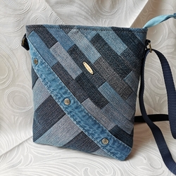 Ručně šitá kabelka přes rameno CROSSBODY8 patchwork - kopie