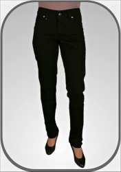 Černé dámské prodloužené kalhoty CLEO dl.38" (96cm)