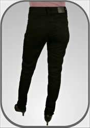 Černé slim kalhoty  CLEO  dl.34" (86cm)