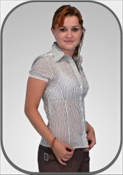 Dámská košile s krátkým rukávem FSHW505/W5A