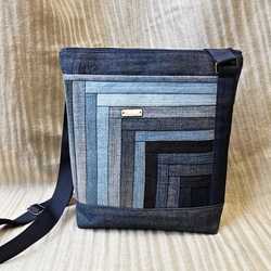 Riflová patchwork kabelka LABRADORIT 7