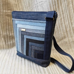 Riflová patchwork kabelka LABRADORIT 7