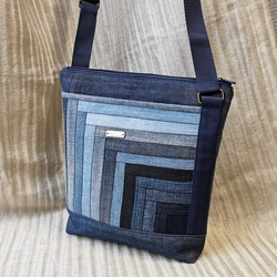 Riflová patchwork kabelka LABRADORIT 7