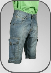 Pánské jeansové bermudy PIERRE