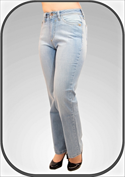 Klasické dámské světlé jeansy 207/79B dl. 32"