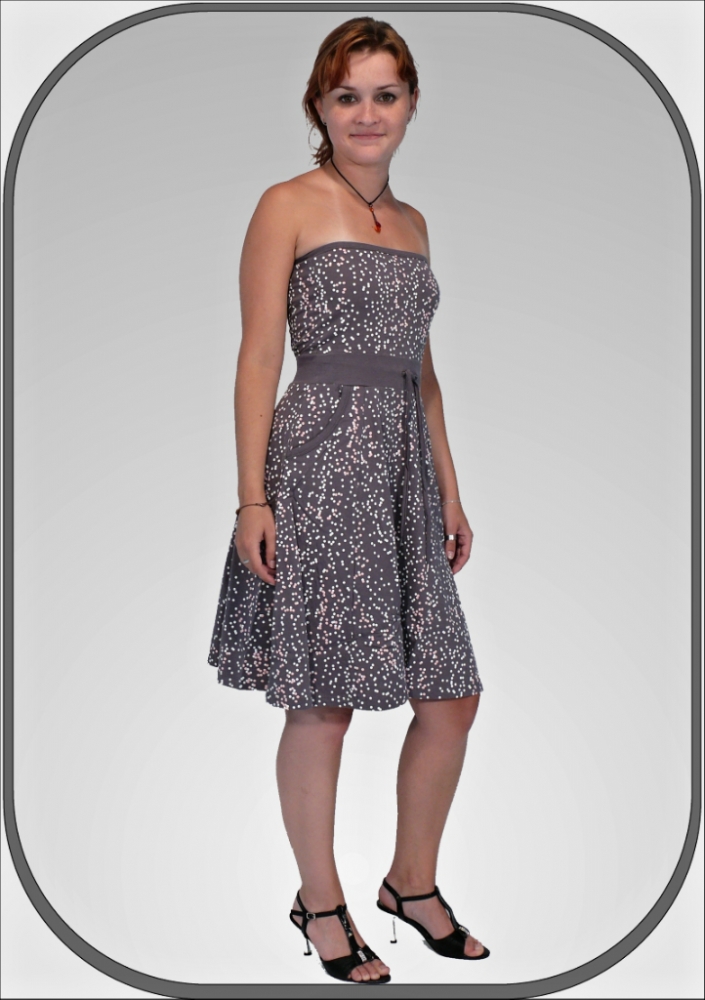 Dámské korzetové letní šaty FDRW504/G24
