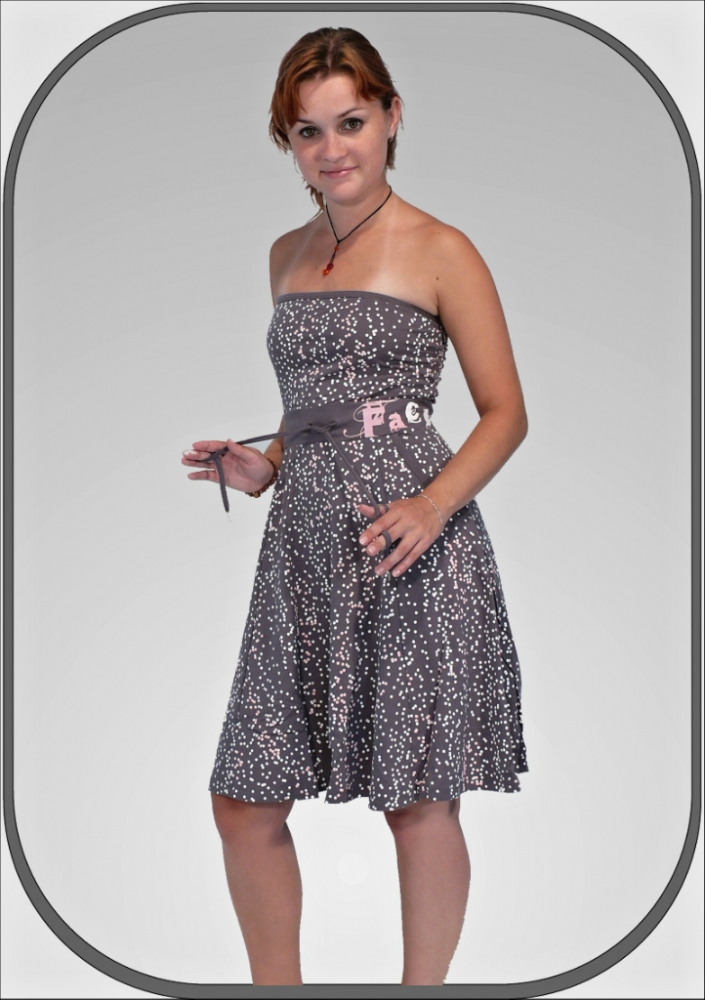 Dámské korzetové letní šaty FDRW504/G24